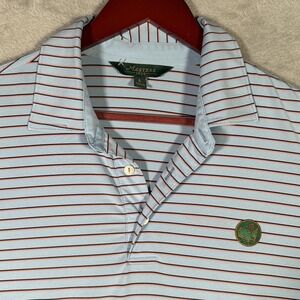 Masters 1934 Polo Shirt Mens Large Blue Striped Berckmans Place Augusta National